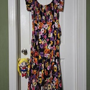 Floral Kids Dress - Multicolor